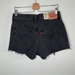 Levi's Womens Original 501 High Rise Black Denim Cutoff Shorts Size 29 Photo 9