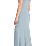 Dessy Collection Off the Shoulder Crepe Column Gown TYLE 3030 Size 0 Photo 1