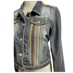 Hot Kiss Denim Jean Jacket Western Southwestern Embroidered size M Photo 5