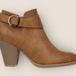 Dr. Scholl’s Women’s Kickstart Ankle Booties – Honey Brown Smooth, Size 9 (NWOB) Photo 1