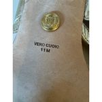 Veronica Beard  Alanis Platinum Leather Sandals - Size 11 Photo 6