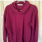 Lush Clothing Lush Red Cowl Neck Sweater Photo 4