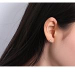 Boutique NEW Dainty Moon &ā Star Stud Earrings | 18k Gold Photo 8