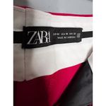 ZARA  Hot Pink Trouser Size 10 Straight Crop‎ Dress Pant Photo 4