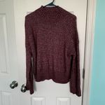 1. State  Mock‎ Neck Pullover Wool Blend Knit Sweater Burgundy XS Photo 1