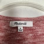 Madewell Space-Dye Blush Pink Open Front Long Cardigan Size Medium Photo 1