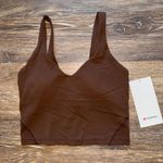 Lululemon Align Tank Cropped JAVA Size 4 NWT Photo 1