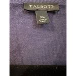 Talbots Cotton Blend Cardigan Pink White Navy Dip Dye Size XL Photo 4