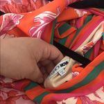 Floral Halter Maxi Dress in Pink and Green Photo 2