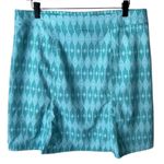 RipSkirt Hawaii West End Wrap Skirt sea Glass Green Geometric Large Blue Photo 1