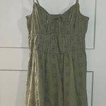 Hollister Green Embroidered Dress  Photo 0