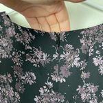 Talbots VTG 90s Sz 10 Black & Purple Floral Maxi Dress Whimsy Goth Cottagecore Photo 5