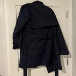 Hunter New with tags Stacy Water Resistant Trench Coat Size Large Navy Photo 3
