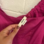 Jason Wu  magenta puff sleeve cross back dress Photo 7