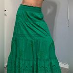 ZARA  Women Green Bohemian Maxi Long Embroidered The Sophie Skirt Size S Photo 13