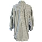 We The Free Free People Oversized Happy Hour Oxford Button Down Shirt Large Preppy Stripes Photo 8