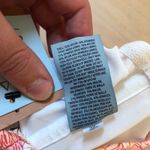 Shade & Shore NWT Women's Peach Floral Shirred Bandeau Swimsuit L (12/14) Photo 8