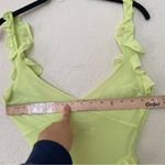 House Of CB HOUSE OF‎ CB 'Pixie' Lime Ruffle Maxi Dress NWOT size XS Photo 9