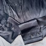 ZARA  Black Satin Blouse Sz. M Photo 3