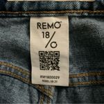 ASOS Blue Remo Key Rebel Capri Jean 28/26 Boho Vacation Classic Summer Fisherman Photo 8