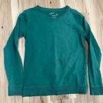 June and January Grown Up Green Crewneck Sweatshirt Women’s Medium Photo 0