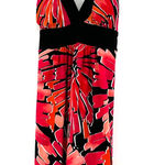 Sweet Storm  size Small sleeveless dress pink‎ black white tie back Photo 0