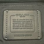 Coach C5689 Kleo Carryall Denim Blue Pebbled Suede Leather Satchel Shoulder Bag Photo 13