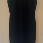 VTG J.R. NITES BY CALIENDO Sleeveless Black Beaded Black Tie Gown Dress Size 8 Photo 0