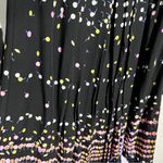 Free People $128  BLACK PRINTED LONG SLEEVE CORYN MINI DRESS Sz 4  :W07: Photo 4