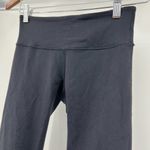 Lululemon black cropped leggings with knotted hem athleisure gym size 4 Photo 5