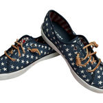 Sperry Top-Sider Shoes Women Blue/White Star Flag 4th July Sneaker Size 7M Photo 0