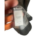 Muk Luks Gray Long Ruched Sleeve Soft Crew Neck Pullover Top Shirt Women Sz P3X Photo 8