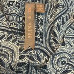 BRINA & EM blue and white long sleeve top Size XS Photo 4