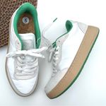 Woden Womens May Shoes Sneaker White Green Leather Lace Up Size 5 Photo 1