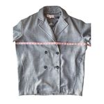 Free People Gray Double Breasted Hannah Slouchy Blazer Coat Photo 12