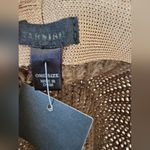 Tarnish Taupe Knit Fedora with Tan Bow New With Tags Brown Photo 3