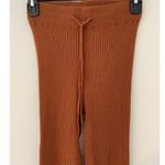 Varley NWT  Mocado Rib Knit Legging Tortoise Shell Brown Soft $118 Warm S Cocoa Photo 7
