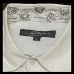 Ed Hardy  White Shirt with Black Tattoo Graphics Photo 9