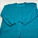 Cable & Gauge  Turquoise Cardigan Photo 0