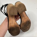 Pour La Victoire  | Black Strappy Cork Heels 7.5 Photo 6