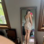 Windsor  Dress Gold Sequin Bodycon Mini Photo 4