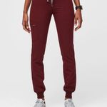 FIGS Scrubs Zamora Jogger Pant Burgundy Photo 0