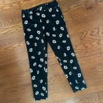 Talbots Hampshire Ankle Pants Black & White Daisy Floral Print Size 4 Photo 1