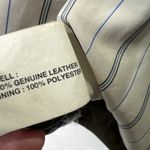 Gap  Leather Moto Peacoat Jacket‎ Women's Small FA08 Bronze Double Breasted Small Photo 14