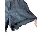 Aerie Linen Blend Black Shorts Size Medium Photo 1