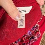 Soma  Red Lace Chemise Sleep Gown Size Large Photo 6