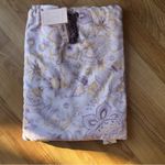 Victoria's Secret 2 in 1 Towel Backpack Floral Lilac/Yellow NWT Photo 3
