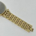 Daisy Fuentes  gold tone women watch 39mm round case rhinestones 7” running Photo 7