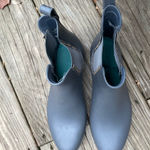 Jack Rogers  Gray Ankle Rain Boots with Glitter Sole size 9.5 Photo 2