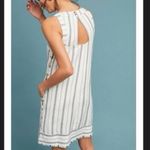 Anthropologie Akemi & Kin Claudia Sleeveless Striped Linen Dress White size 2 Photo 1